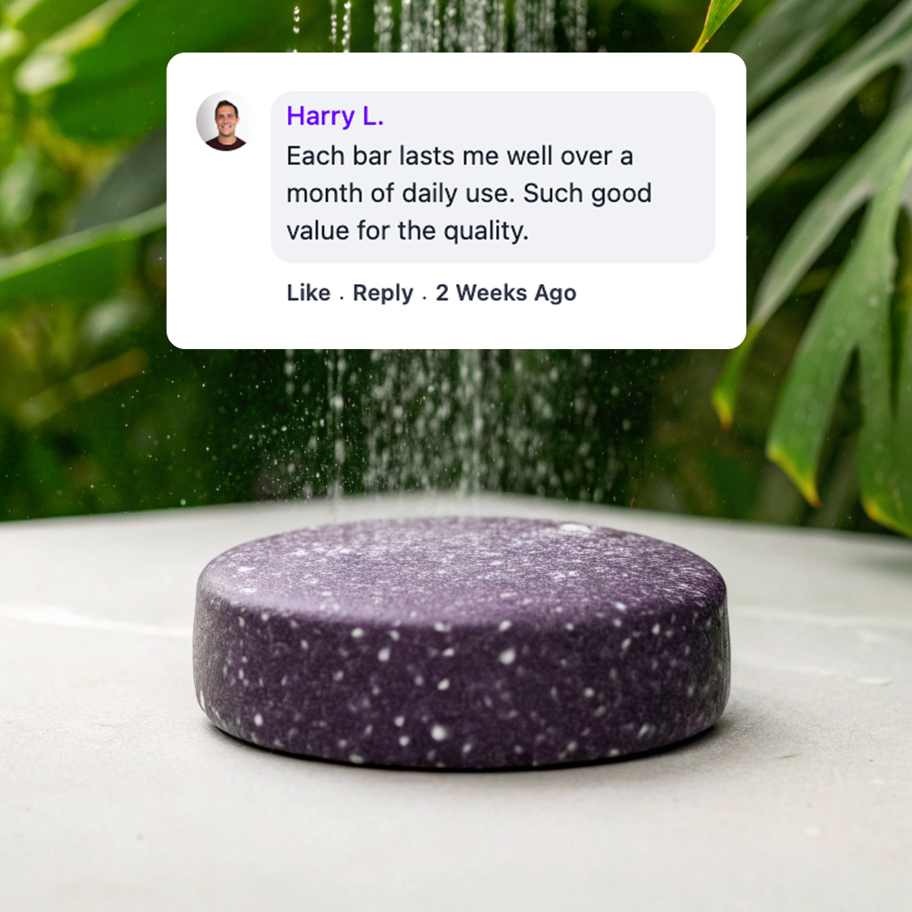 Natural Lavender Shampoo Bar